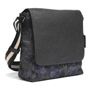 Coach Charles Messenger Bag Blue Hawaiian Floral F59301 Crossbody